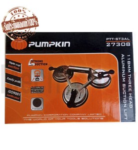ตัวดูดกระจกด้ามอลูมิเนียม 3 ถ้วย 100Kg Pumkin PTT-ST3AL
