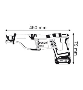 เลื่อยอเนกประสงค์ไร้สาย BOSCH GSA 18V-Li(ตัวเปล่า)