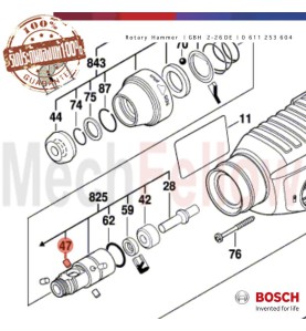 ลูกปืนเม็ด BOSCH GBH 2-26DE
