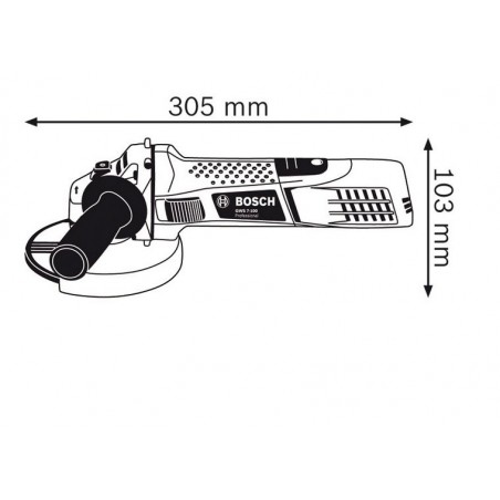 เครื่องเจียร 4" BOSCH GWS 7-100