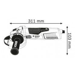เครื่องเจียร์ 5นิ้ว BOSCH GWS 17-125CI