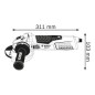 เครื่องเจียร์ 5นิ้ว BOSCH GWS 17-125CI