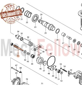 แกนขับสว่านโรตารี่ MAKITA HR2460F No.45