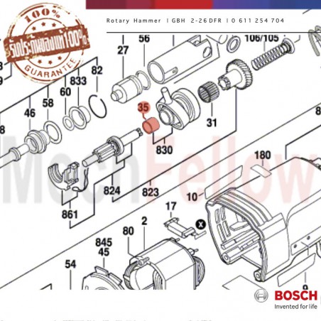 ปลอกนำ BOSCH รุ่น GBH 2-26DFR