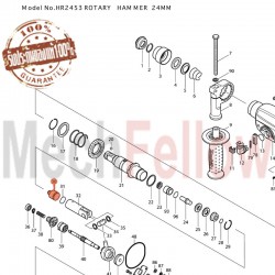 ลูกสูบสว่านโรตารี่ MAKITA HR2453 No.30