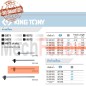 KINGTONY ด้ามเลื่อน ขนาด 1/2นิ้วx12นิ้ว(หัวดำ)