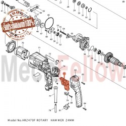 สวิทช์สว่านโรตารี่ MAKITA HR2470F No.75