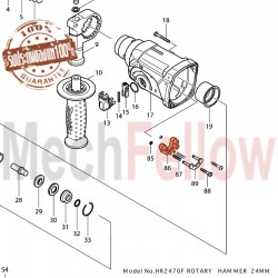 ขารองสวิทช์ปรับระบบ Makita HR2470F No.86