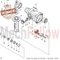 ขารองสวิทช์ปรับระบบ Makita HR2470F No.86