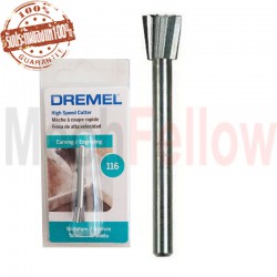 ดอกแกะสลักความเร็สูง Dremel 116 6.4มม.