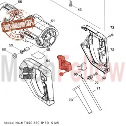 สวิทช์ Maktec MT450 No. 65