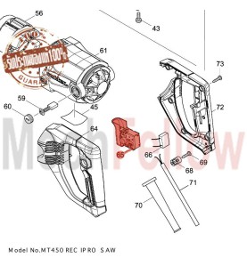 สวิทช์ Maktec MT450 No. 65