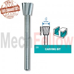 ดอกแกะสลักความเร็สูง Dremel 116 6.4มม.