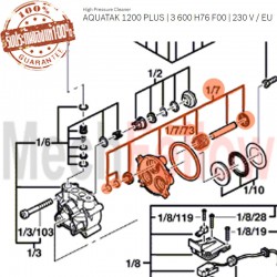 ชุดลูกสูบเครื่องอัดฉีด BOSCH AQT1200 Plus
