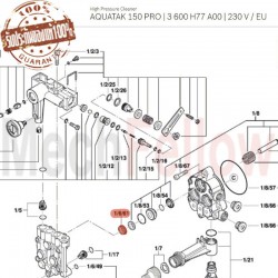 ซีลน้ำ(14x22x6) BOSCH AQUATAK 150 PRO
