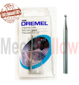 DREMEL ดอกเจียร์แกะสลัก หัวกลม 1/16 นิ้ว