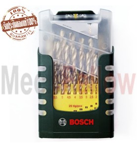 ชุดดอกสว่าน Bosch HSS-Tin 25 ชิ้น