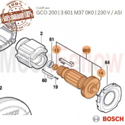 ทุ่นไฟฟ้า แท่นตัดเหล็ก BOSCH GCO200