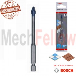 ดอกเจาะกระเบื้องและกระจก HEX-9 BOSCH 5x90mm