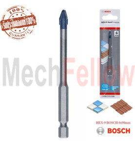 ดอกเจาะกระเบื้องและกระจก  HEX-9 BOSCH 6x90mm