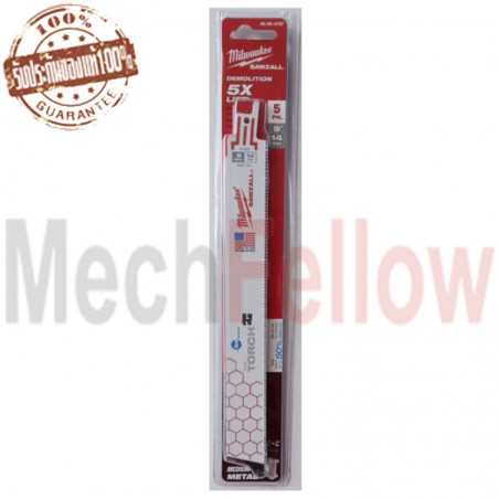 milwaukee-sawzall-torchtm-ice-hardened-metal-demolition-blades(48-00-4787)