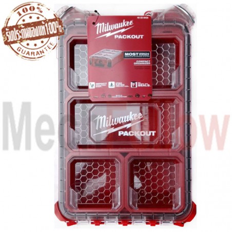 Milwaukee กล่องจัดระเบียบเครื่องมือ PACKOUT Compact ORG(48-22-8435)
