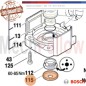 ฝาปิดหัวน๊อต สว่าน BOSCH GSH 11E