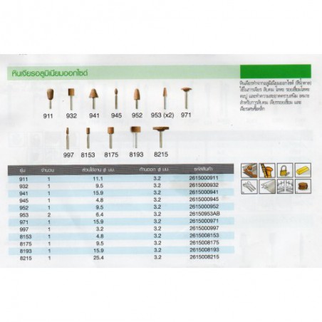 หินเจียรอลูมิเนียมออกไซด์ DREMEL รุ่น 997