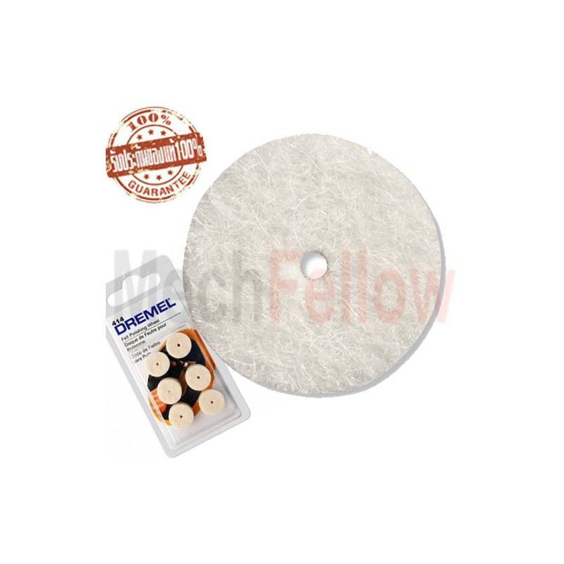 Felt Polishing 1/2" Wheels Dremel 414 Felt Polishing 1/2" Wheels Dremel 414