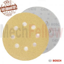 กระดาษทรายกลม 125 มม. NO.60 BOSCH (5แผ่น)