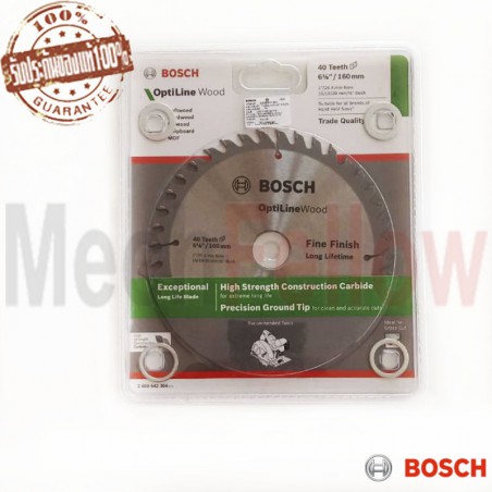 ใบเลื่อยวงเดือน 6 X 40ฟัน BOSCH