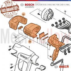 ชุดสวิทช์ BOSCH GHG630 DCE