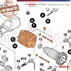 ฟิลด์คอยส์ BOSCH GHO6500