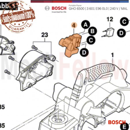 สวิทช์ BOSCH GHO6500