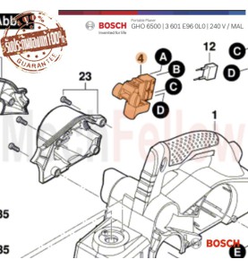 สวิทช์ BOSCH GHO6500