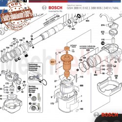 ทุ่นสว่านกระแทก BOSCH GSH 388X