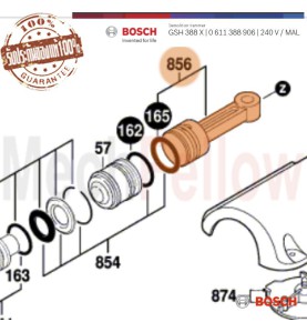 ชุดลูกสูบ BOSCH GSH 388X