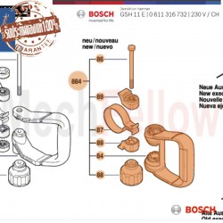 มือจับเสริม BOSCH GSH11E