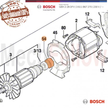 แหวนยางรอง BOSCh GBH 2-28 DFV