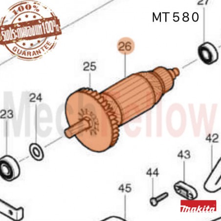 ทุ่น MAKTEC MT560, MT580, 582, 583, M5801, M5801B