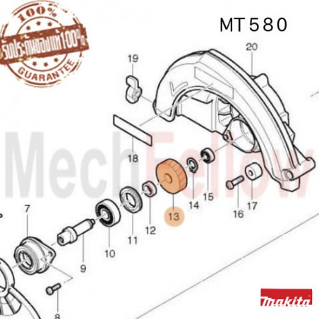 เฟือง38 MAKTEC MT580/MT560 NO.13