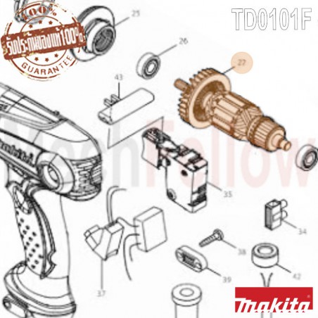 ทุ่นไฟฟ้า MAKITA TD0101F