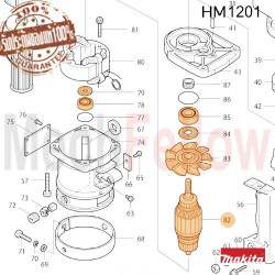 ทุ่นไฟฟ้า MAKITA HM-1201