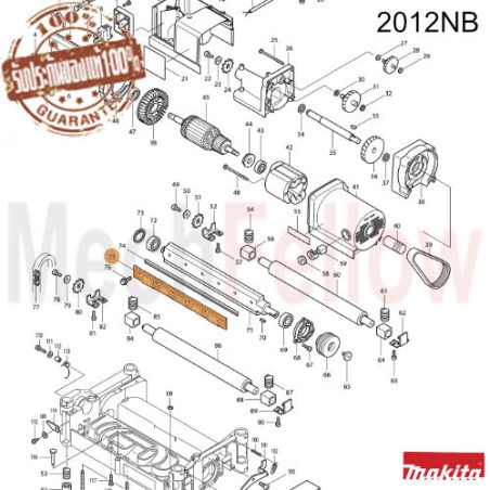 Reusable knife attachment plate MAKITA 2012NB