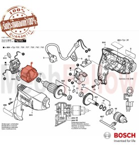 ฟิลย์คอยส์ BOSCH รุ่น GBM350RE