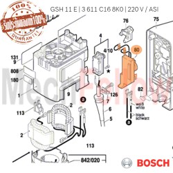 สวิทช์ปรับรอบสว่านสกัด Bosch GSH 11E