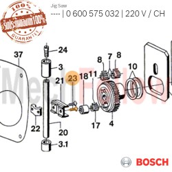 น๊อตล็อคประกับจิ๊กซอว์ BOSCH GST80PB/PBE