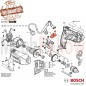 สวิทช์โยกสว่าน BOSCH GBM 350RE
