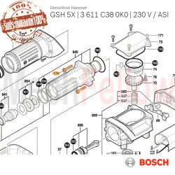 สกรูล็อคด้ามจับ BOSCH GSH 5X No.174