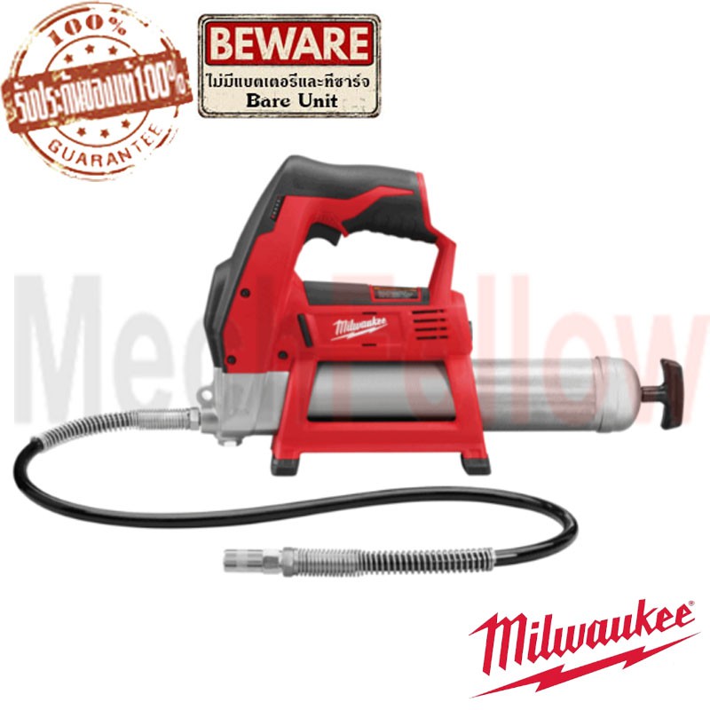 Milwaukee เครื่องอัดจารบีไร้สาย 12V M12 GG-0 Milwaukee เครื่องอัดจารบีไร้สาย 12V M12 GG-0